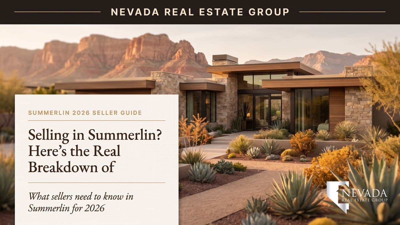 Selling in Summerlin? Here’s the Real Breakdown of Your Closing Costs