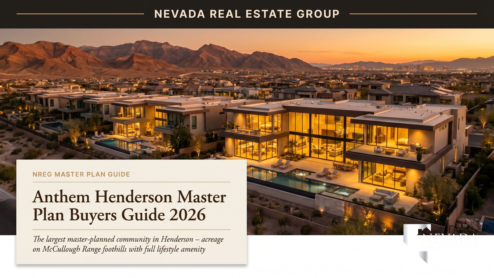 Henderson Nevada master-planned community homes with mountain views, representing the housing cost that drives the area's budget